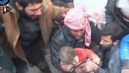 Une fillette survit miraculeusement à un bombardement