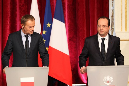 Déclaration avec M. Donald TUSK, Premier ministre de la République de Pologne