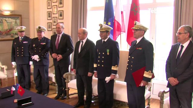 Brest. Le Drian reçoit le prince du Maroc