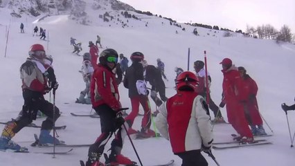 ski club cauterets,Tom gagne à La Mongie 1er manche 2014