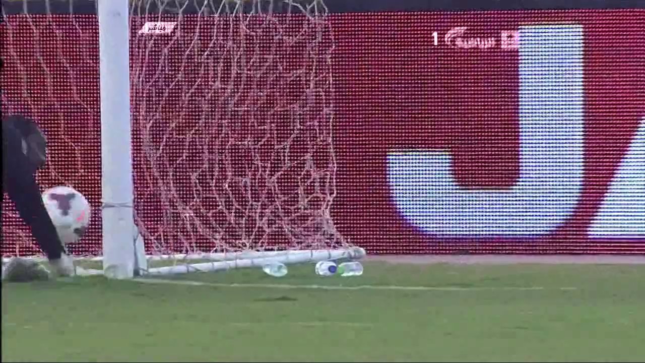هدف الاهلي الاول من ايريك اوليفيرا في الشعلة - الاهلي 1-1 الشعلة - دوري جميل 30/01/2014 HD
