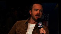 Actor Aaron Paul gives Super Bowl pick