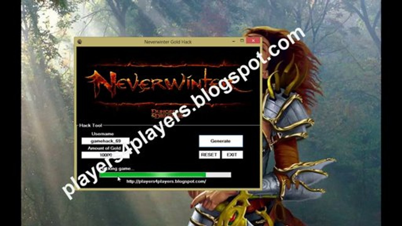 Neverwinter Gold Hack 2014
