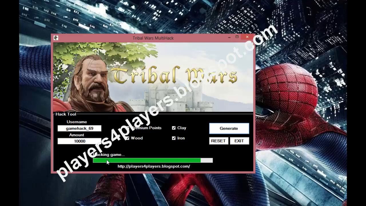 Tribal Wars Hack 2014 [premium points, wood, clay, iron]