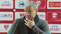 Conférence de presse Nîmes Olympique - Tours FC (3-0) : René MARSIGLIA (NIMES) - Olivier PANTALONI (TOURS) - 2013/2014