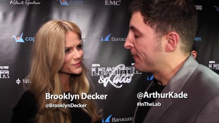 Supermodel Brooklyn Decker during Leather & Laces Event