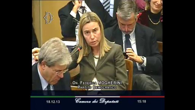 Roma - Audizione dei Ministri degli Affari esteri e della Difesa (18.12.13)