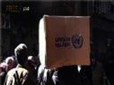 الأونروا تعلن إدخال تسعمائة طرد من المساعدات لمخيم اليرموك