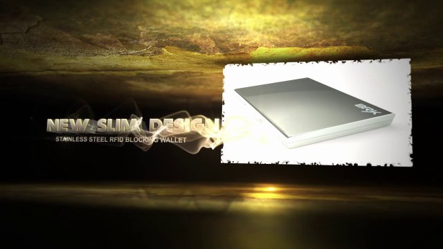 BRYK Stainless Steel RFID Blocking Wallets with Gift Box - Fantastic Credit Card Holder