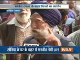 Rahul's 1984 remarks- Sikhs protest outside AICC office in Delhi Part 2