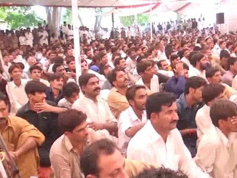 Majlis Zakir Malik Sajid Hussain Rukan jalsa Zargham shah