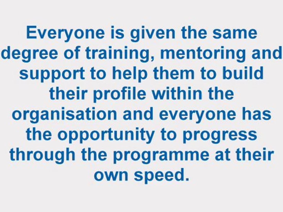 Alpha's Personal Development Programme to develop potential and talents