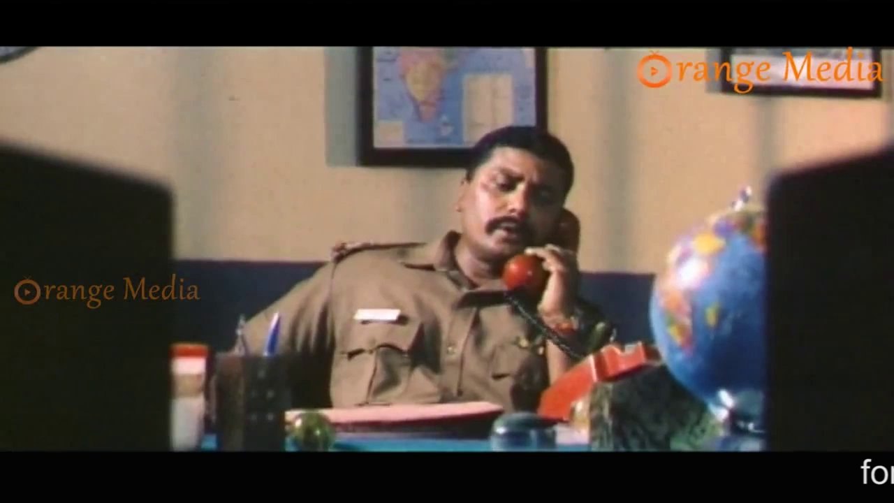 Raghuvaran Came To The Plolice Sation And Release Rowdy From Poratam Movie