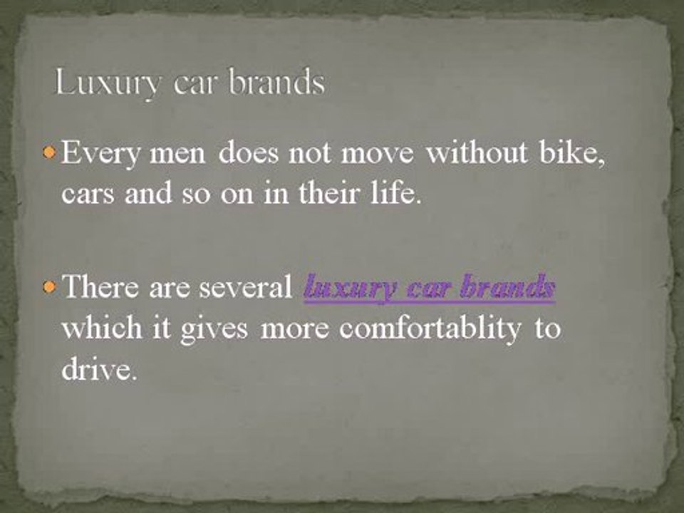 Expensive car brands