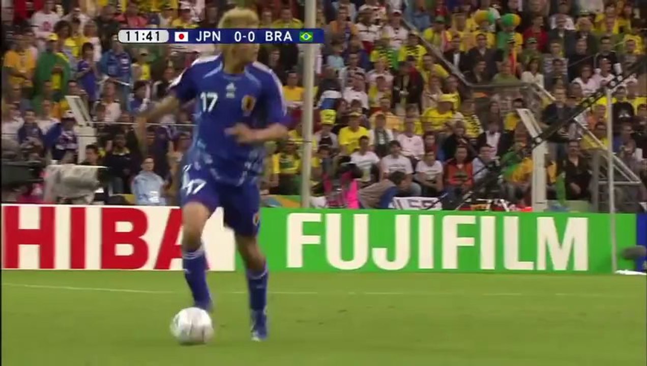 2006 06.22 Japan Vs Brazil (Russian)- Group stage Part 1 of 2