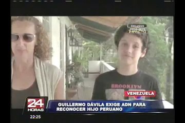Guillermo Dávila ahora pide prueba de ADN para reconocer a su hijo peruano