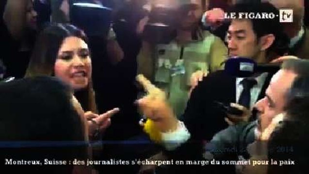 Genève II : des journalistes pro et anti-al-Assad s'écharpent en marge du sommet pour la paix en Syrie