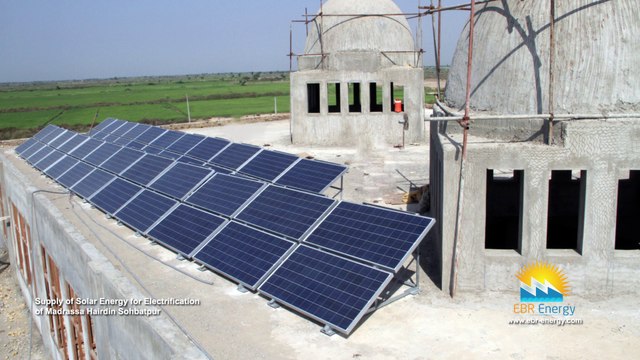 Solar Electrification of Madrassa by EBR Energy