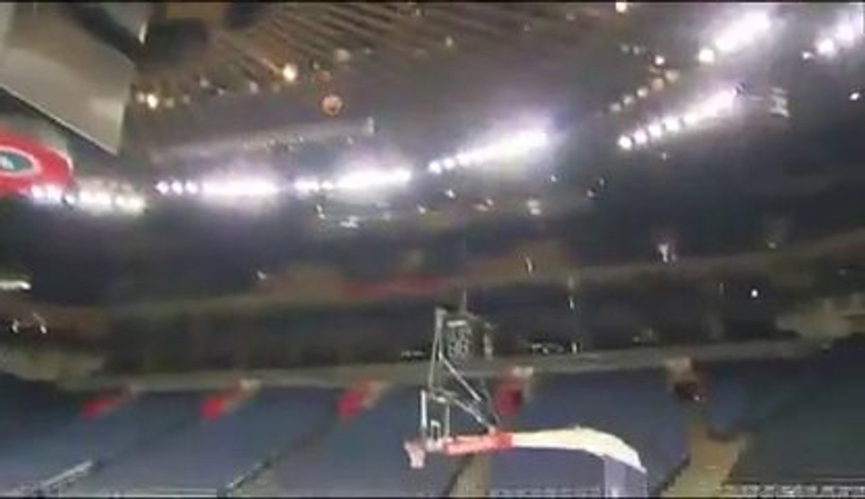 Golden State Warriors Monta Ellis Reverse Shot From Stadium Stands