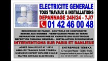 ELECTRICITE PARIS 16eme - 0142460048 - 24h/24 - CONTACTS TELEPHONIQUE DIRECT AVEC ELECTRICIEN