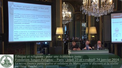 Omar Hniche - La micro finance participative et solidaire au Maroc, entre le discours et la réalité