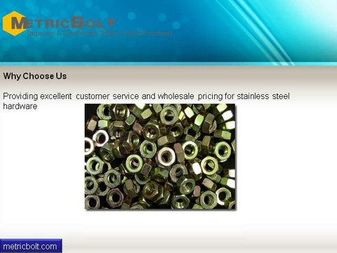 Best stainless steel fasteners suppliers online