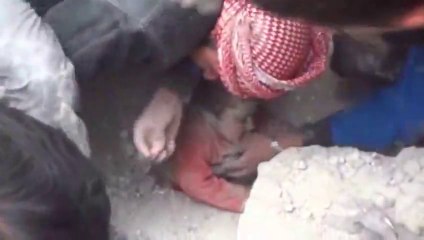 Baby Rescued From Rubble in Syria