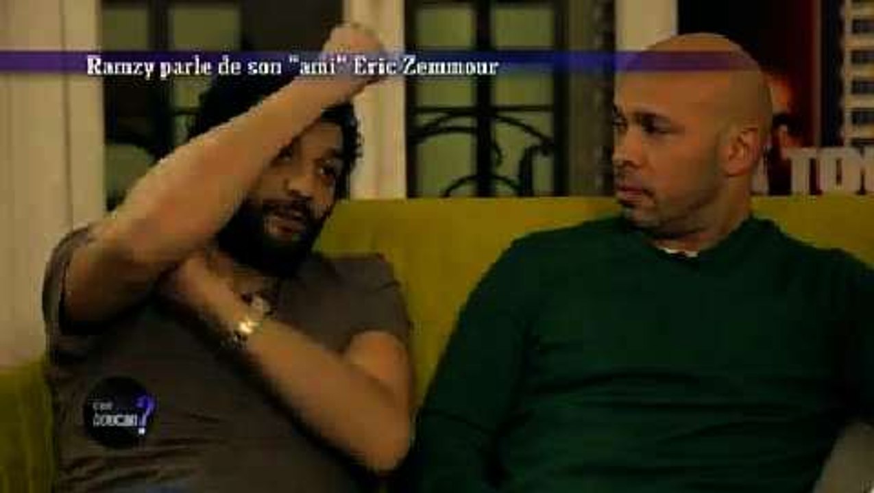 Ramzy fait un bras d'honneur à Eric Zemmour