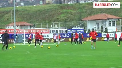 Trabzonspor'da Çaykur Rizespor maçı hazırlıkları -