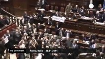 Scuffles break out in Italian parliament