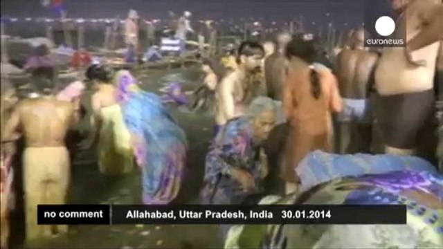 Millions of devout Hindus take dip in Ganges on ‘No Moon day’