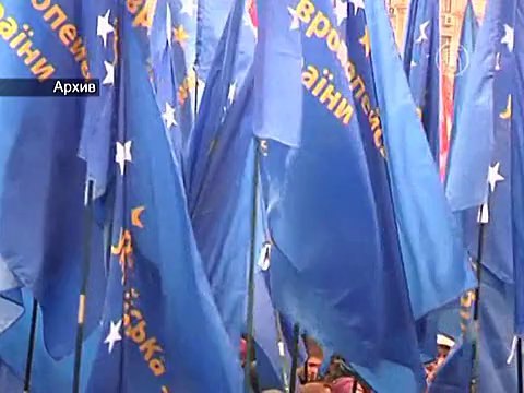 В Варашаве состоялась акция в поддержку Майдана