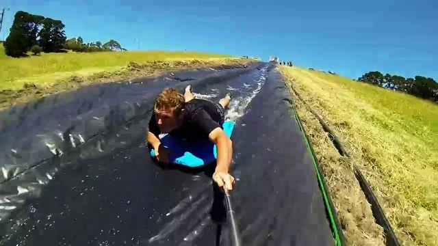 A Slip 'N' Slide for Australia Day