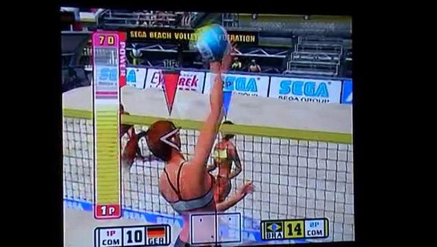 test beach spikers sur game cube (chaine retrogaming a l'arrache)