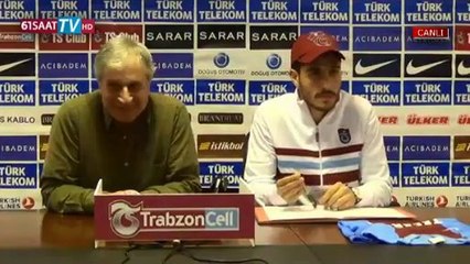 Özer Hurmacı Trabzonspor'a imzayı attı