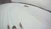 Big Guy CRASHES His Snowmobile!