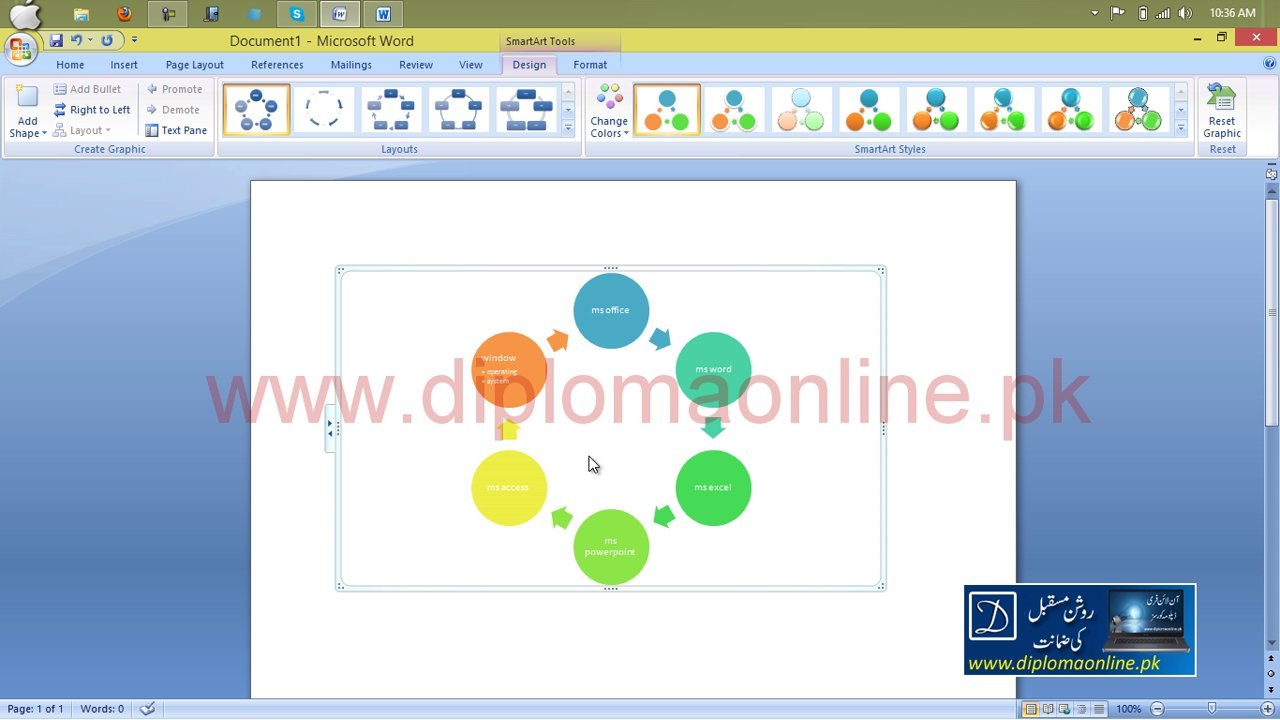 MS Words Lesson 12