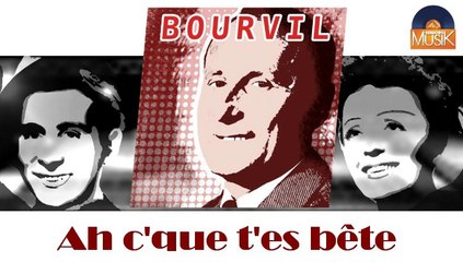 Bourvil - Ah c'que t'es bête (HD) Officiel Seniors Musik