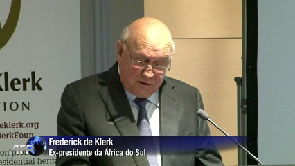 De Klerk denuncia discriminação pelo partido governante na África do Sul 🇿🇦