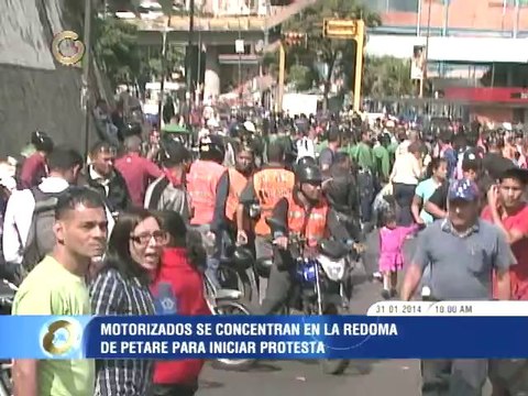 Casi 500 motorizados se movilizarán desde Petare hasta sede del INTT