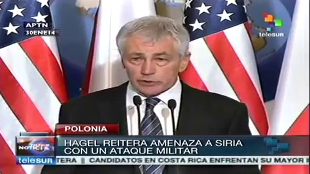 EE.UU. reitera amenaza de ataque militar contra Siria