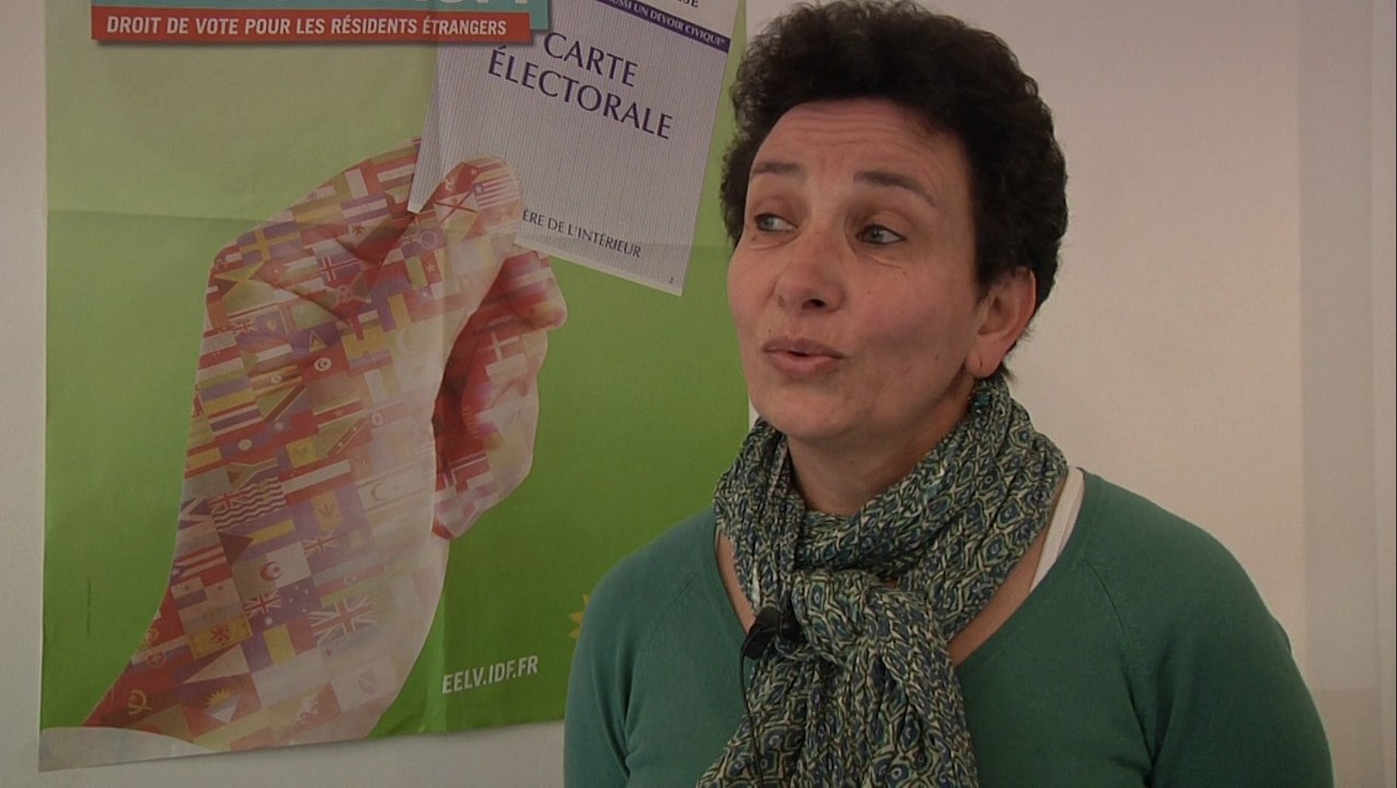 Interview de Marie-Claude Fournier, tête de la liste EELV/Front de gauche "Clichy Citoyenne"