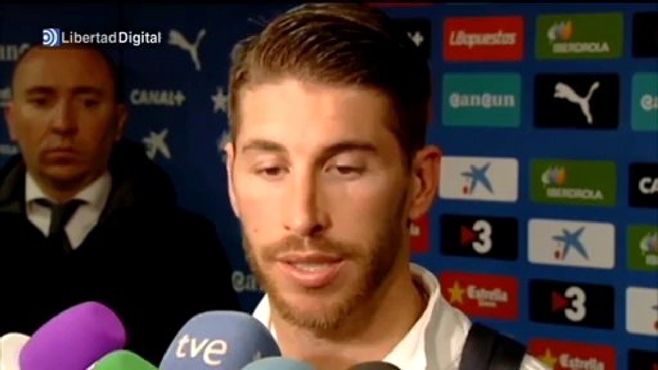 Sergio Ramos: "Tres puntos que nos meten ahí arriba"