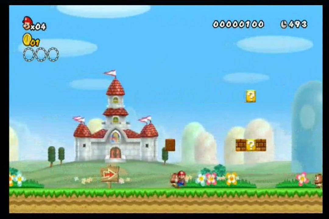 new super mario bros wii 01-dat first goomba