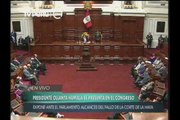 Mensaje completo del presidente Humala al congreso sobre el fallo de La Haya