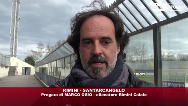 Icaro Sport. Rimini-Santarcangelo, intervista a Osio