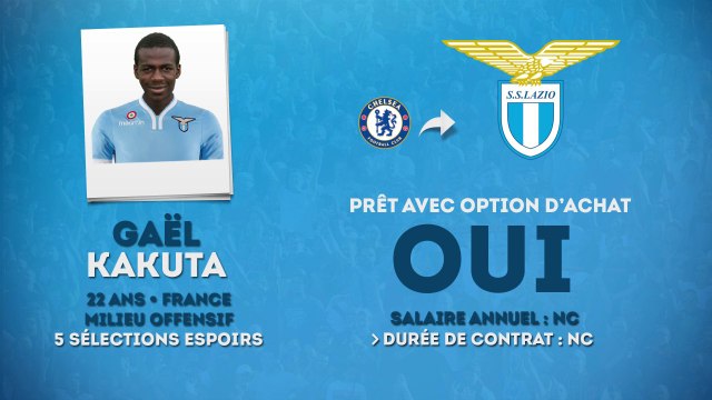 Gaël Kakuta quitte Chelsea pour la Lazio !