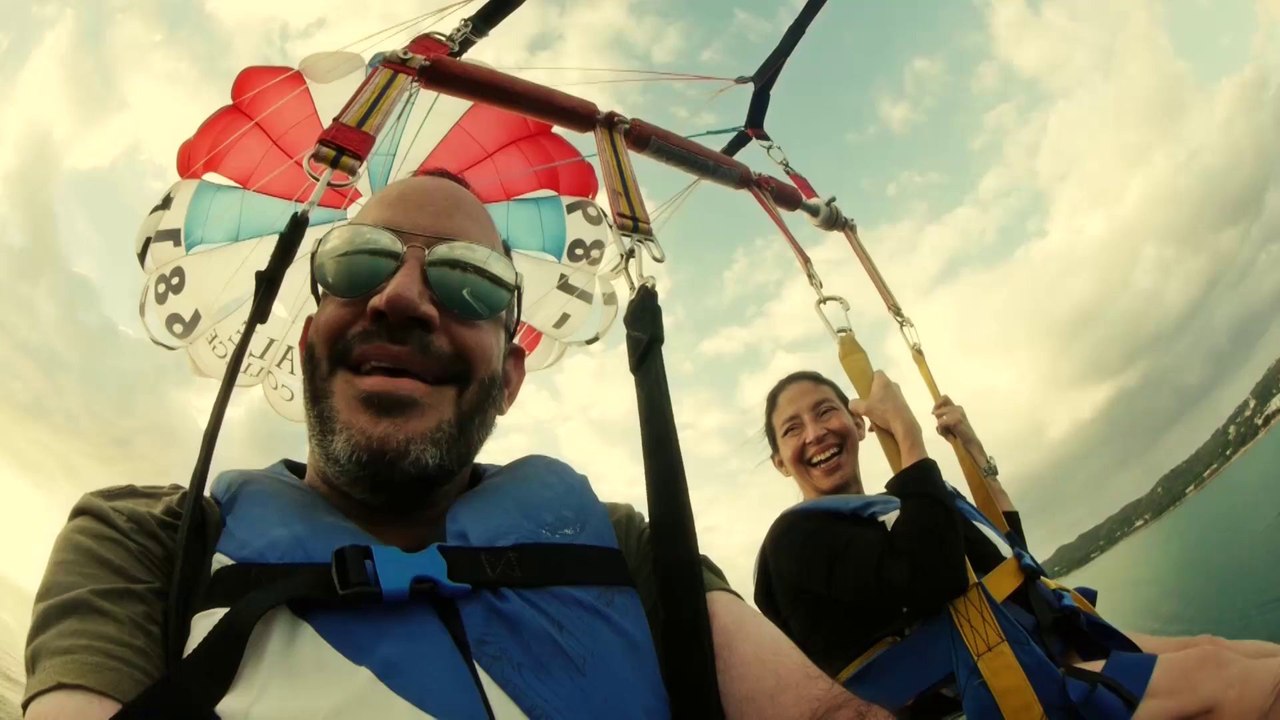 Parasailing in Beautiful Rincón, Puerto Rico