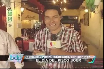 Así se prepara el emblemático Pisco Sour "Catedral" del Hotel Bolívar