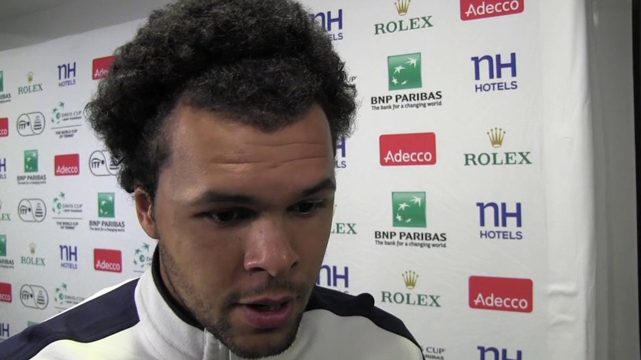 Coupe Davis : Arnaud Clément et Jo-Wilfried Tsonga font le bilan du vendredi